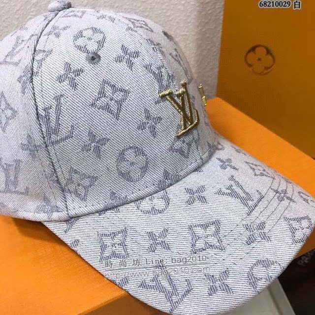 LV男女同款帽子 路易威登老花棒球帽  mm1023